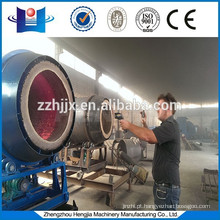 Rotary coal powder burner for drying stone